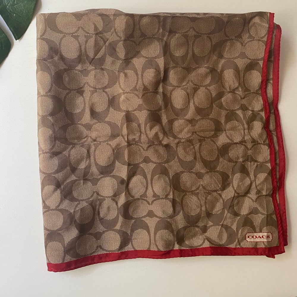 Coach vintage monogram scarf!